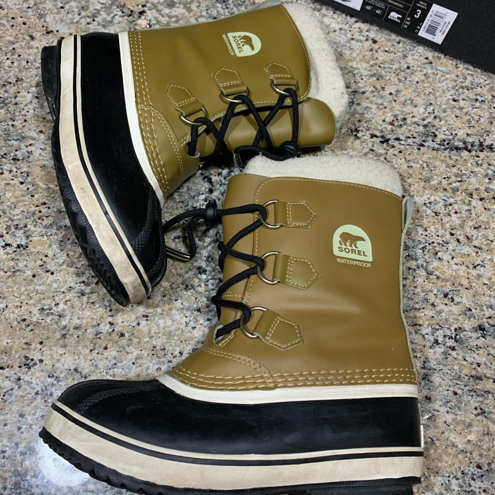 Girls Sorel Yoot Pac Winter Snow Boot Size 3